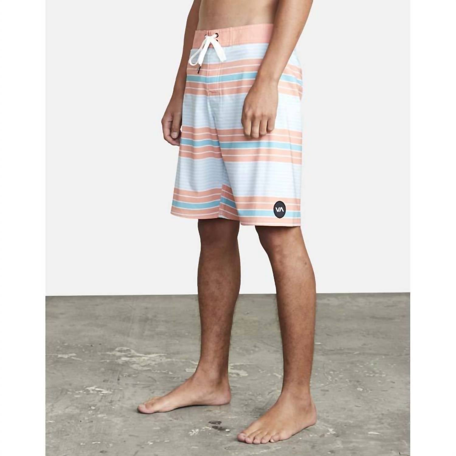 Rvca - Uncivil Stripe Trunk Shorts