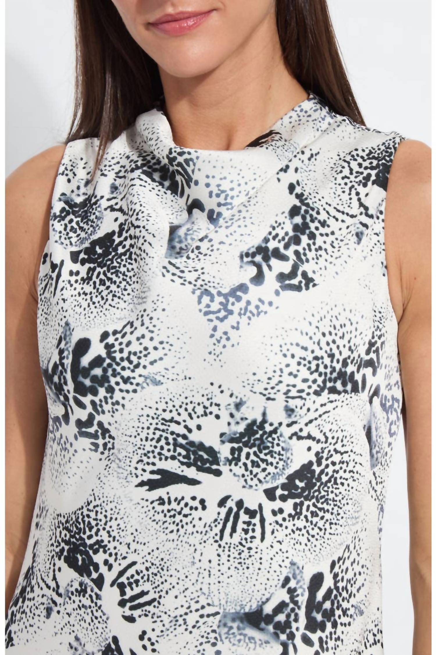 Lysse - Anaya Crystal Hammered Satin Dress