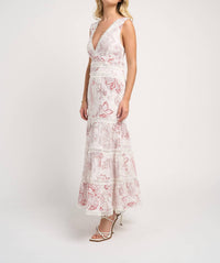 Guadalupe Design - Naina V-neck Long Dress