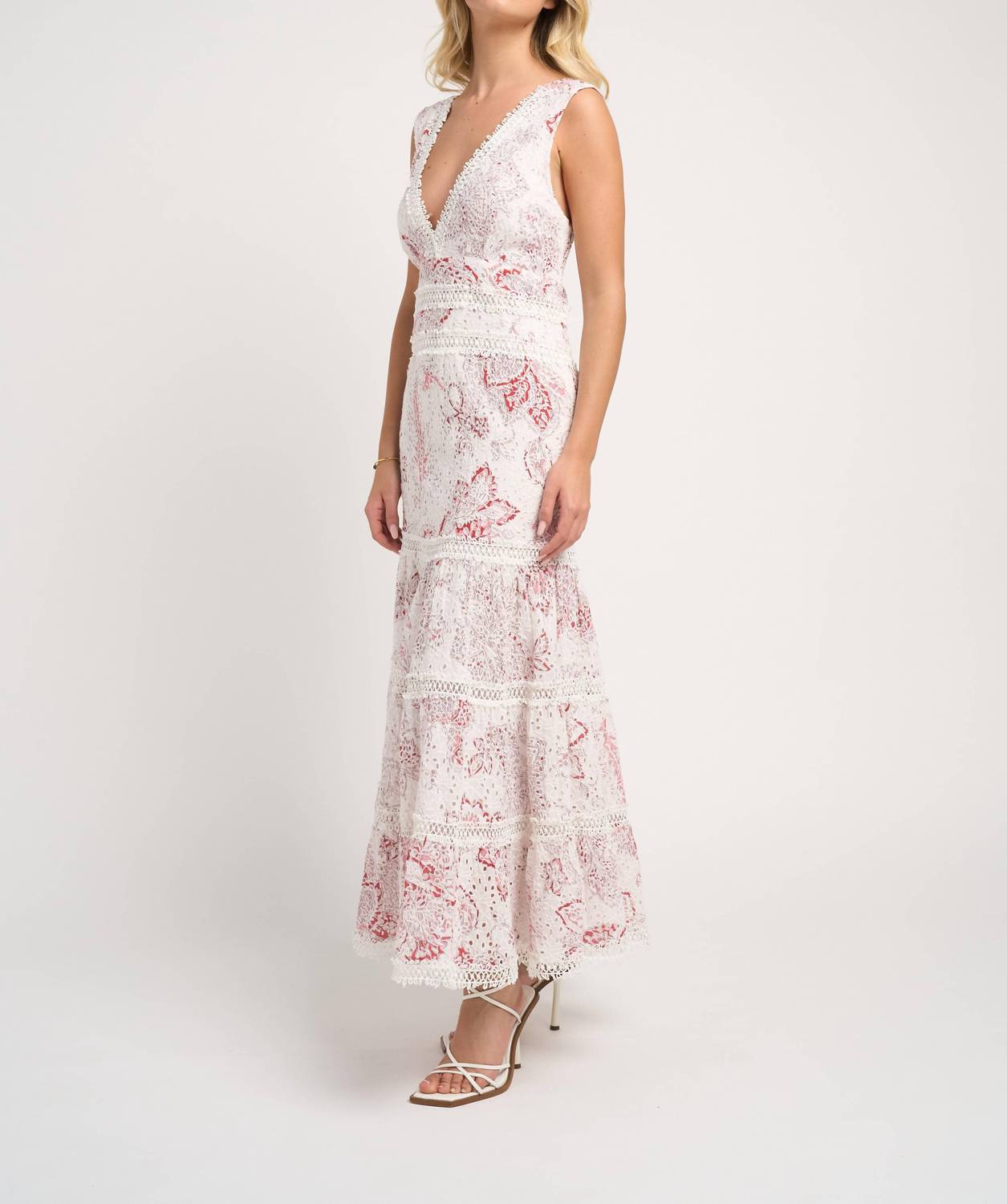 Guadalupe Design - Naina V-neck Long Dress