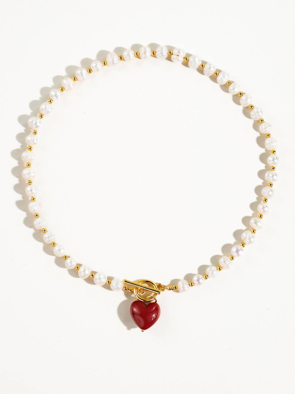 Flanerie By Maiq - Women's Wren Vintage Pearl Heart Necklace