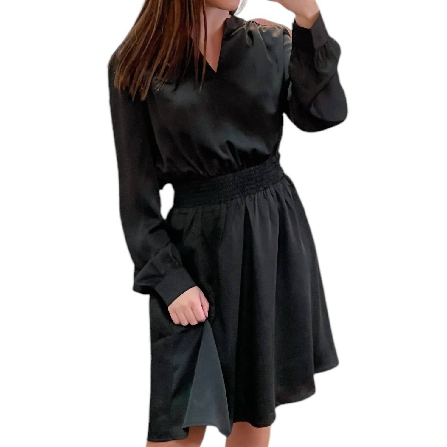 Doe And Rae - Smocked Waist Dress