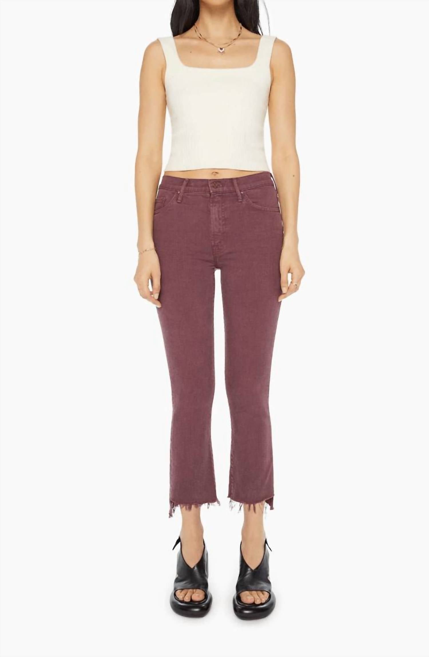 Mother - Insider Crop Step Fray Pants