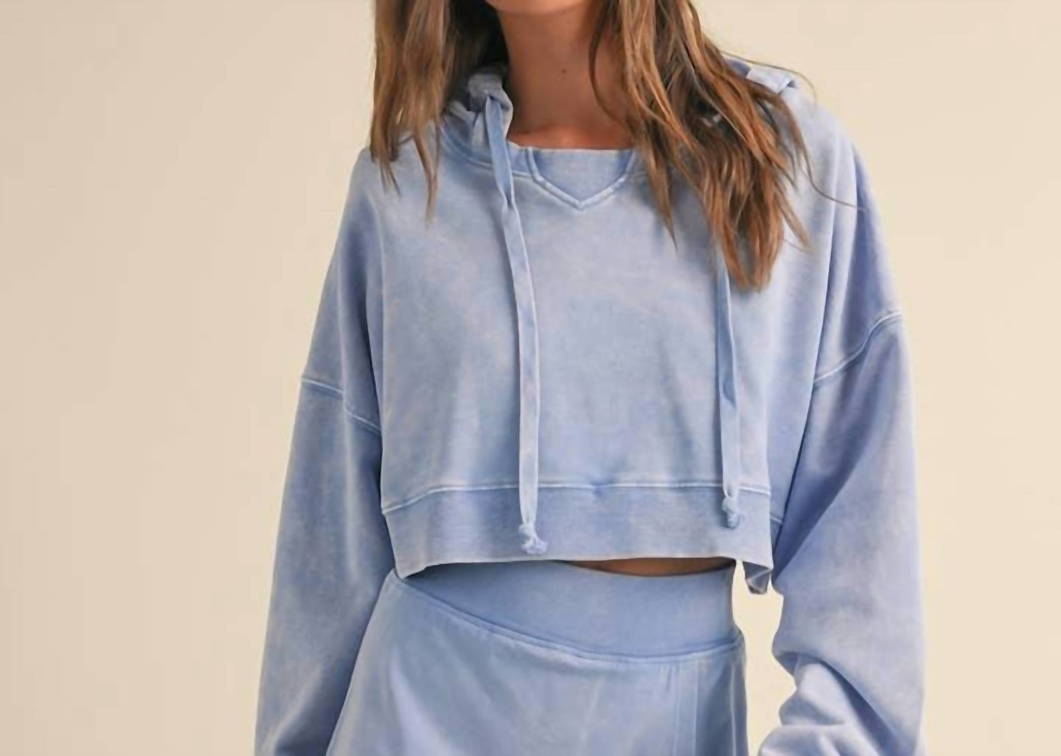 Kimberly C - Mineral Wash Pullover Hoodie