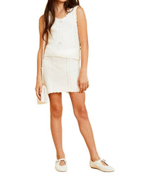Tractr - Knitted Sweater Mini Skirt