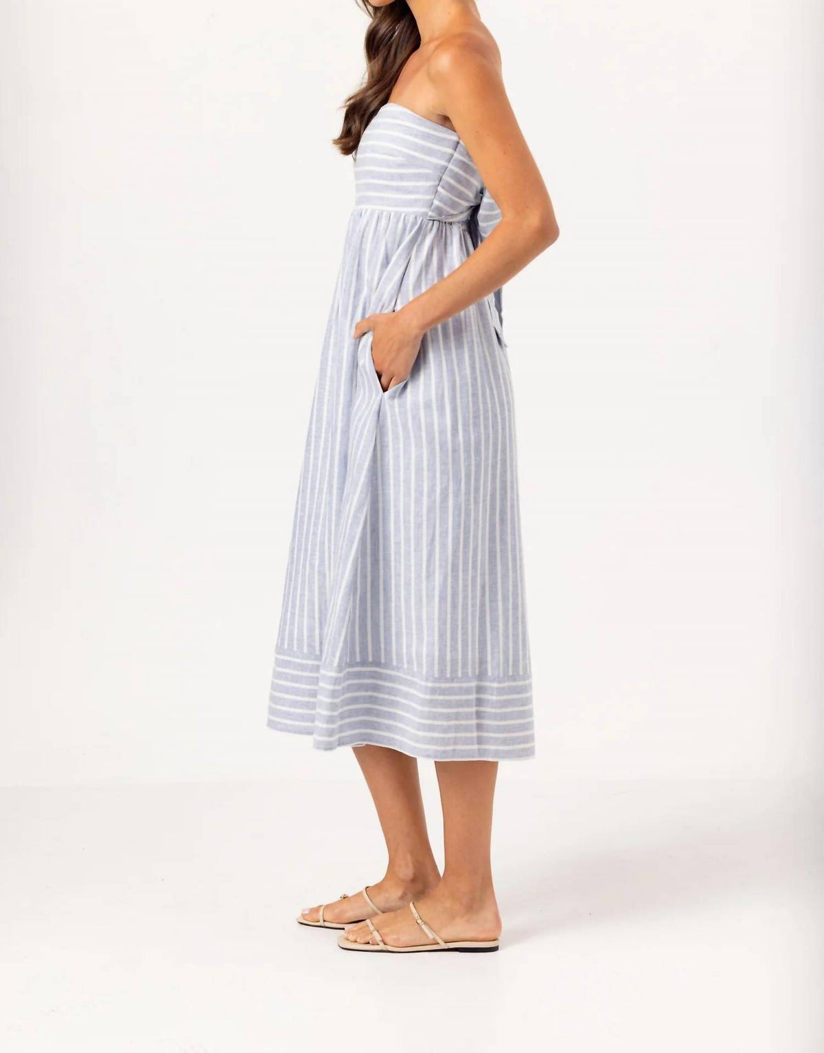 Sundays - Kenny Strapless Midi Dress