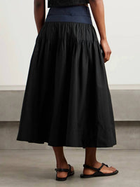 Ulla Johnson - Angeline Tie-detailed Gathered Midi Skirt