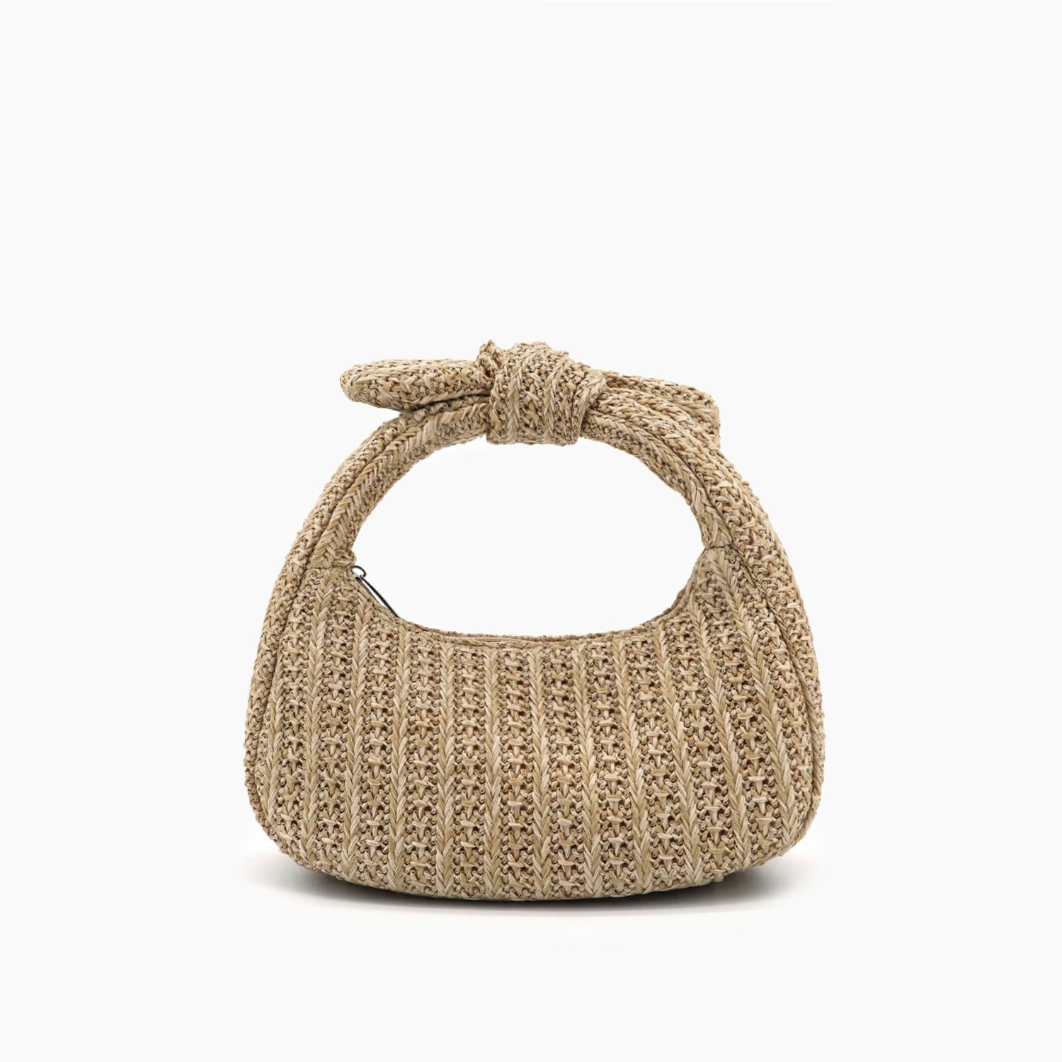 Like Dreams - Women's Aimee Mini Straw Top Handle Bag