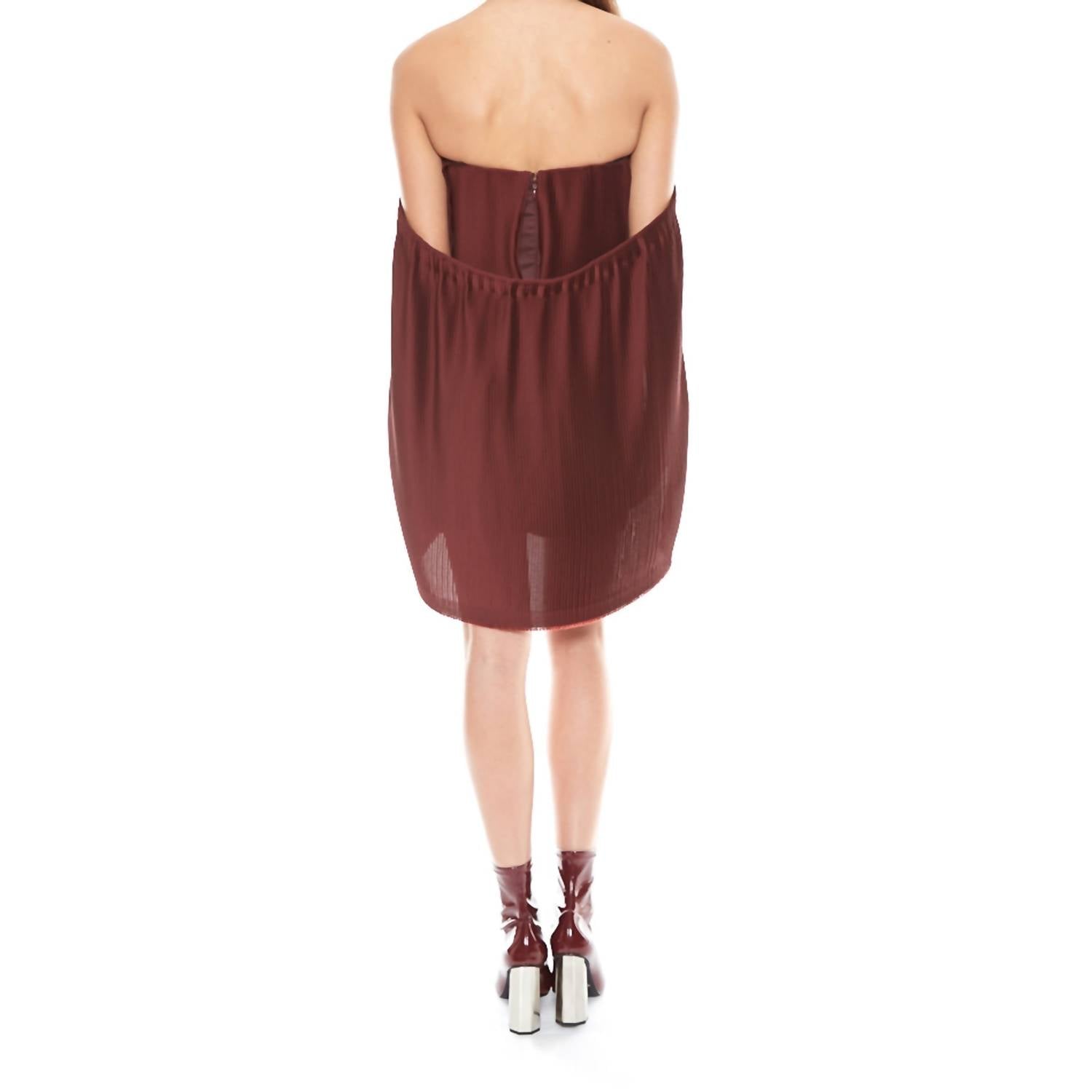 Dion Lee - SPIRAL PLEAT MINI DRESS