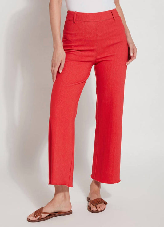 Lysse - Hi Waist No Side Seam Wide Leg Denim Pants