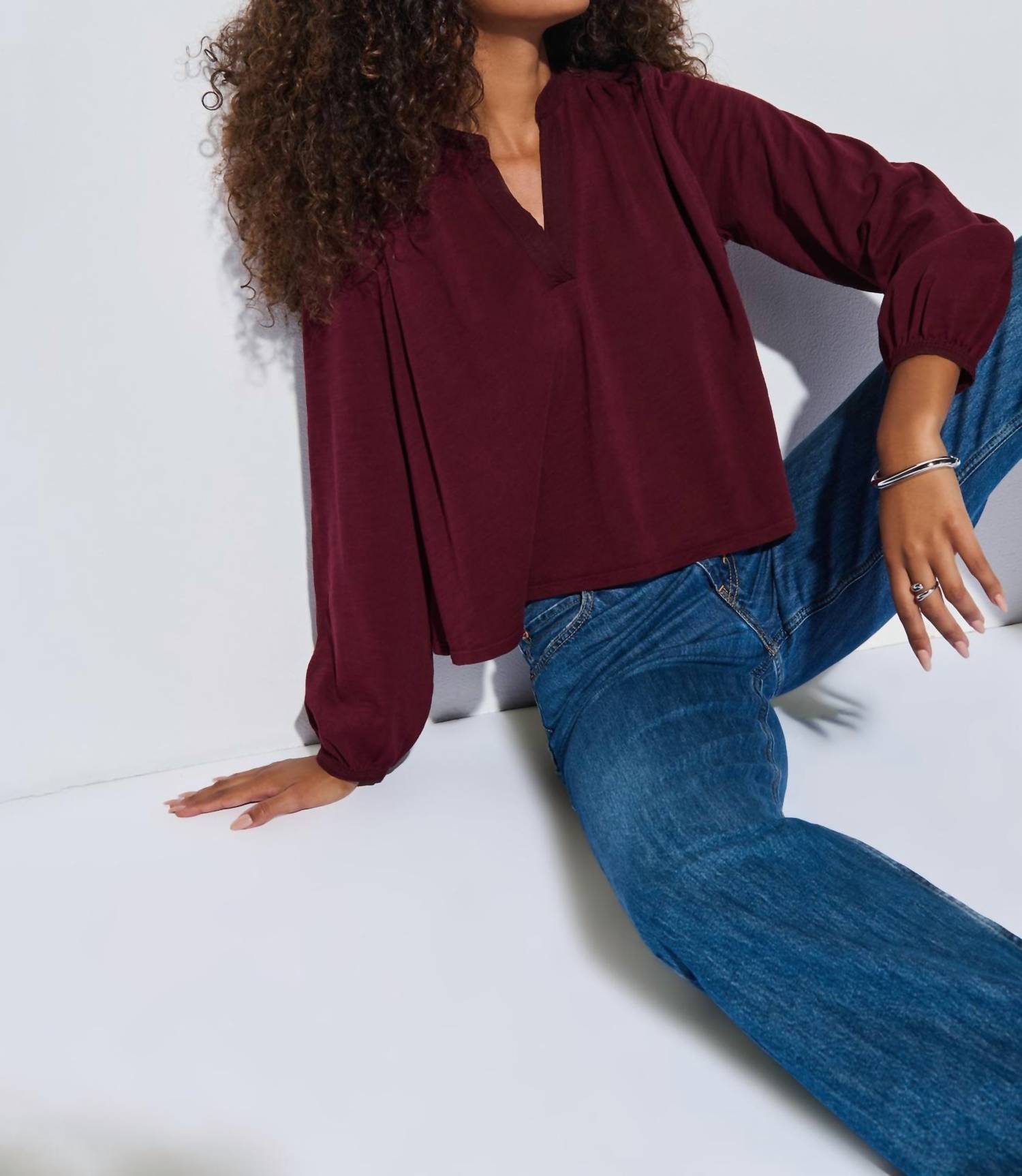 Nation Ltd - Maya V-neck Top