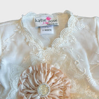 Katie Rose - Girl's 2-Piece Tutu Long Sleeve Lace Set