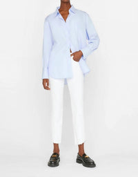 Frame - Le High Straight Cascade Raw Hem Jeans