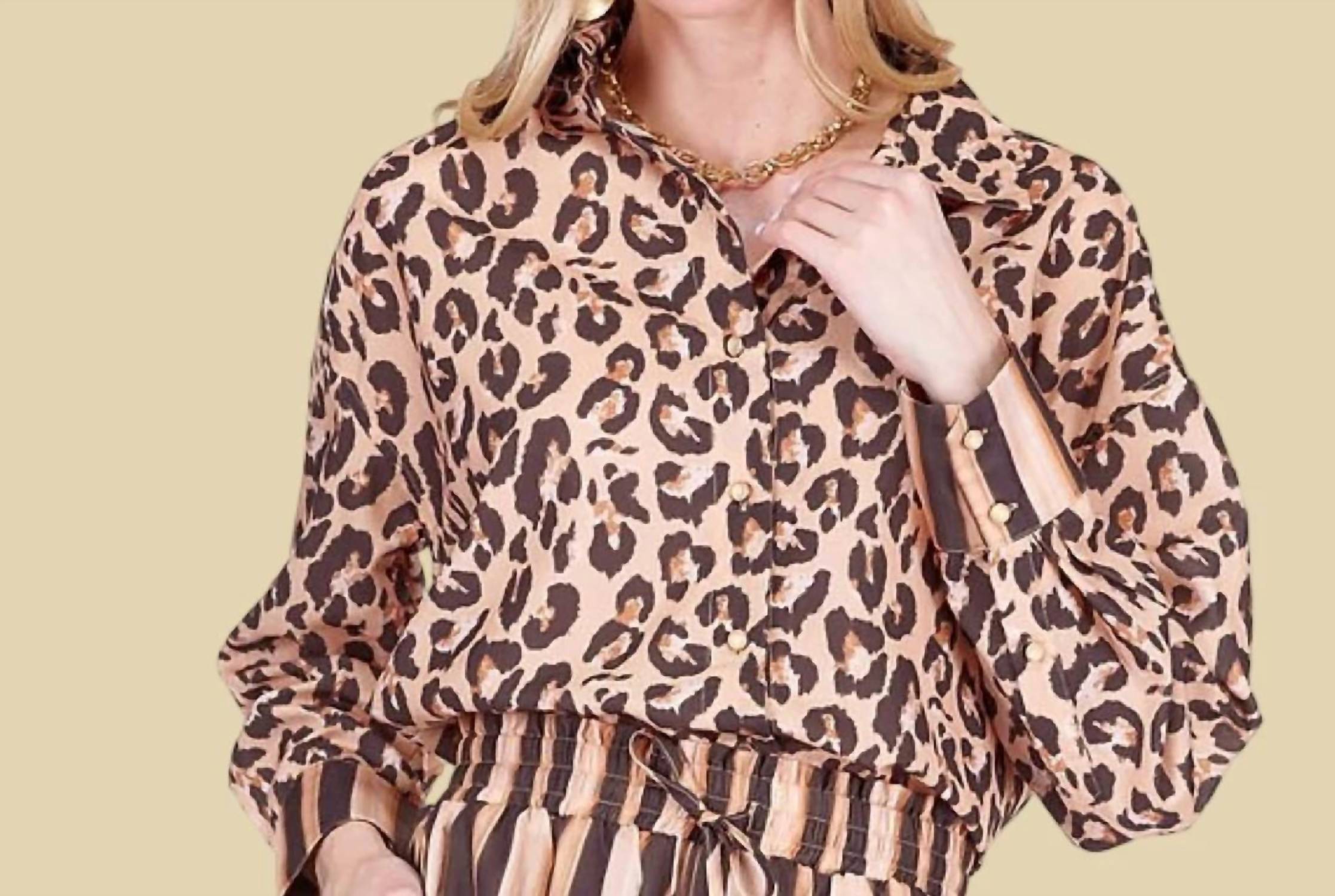 Joy Joy - Savannah Chic Button-down Shirt