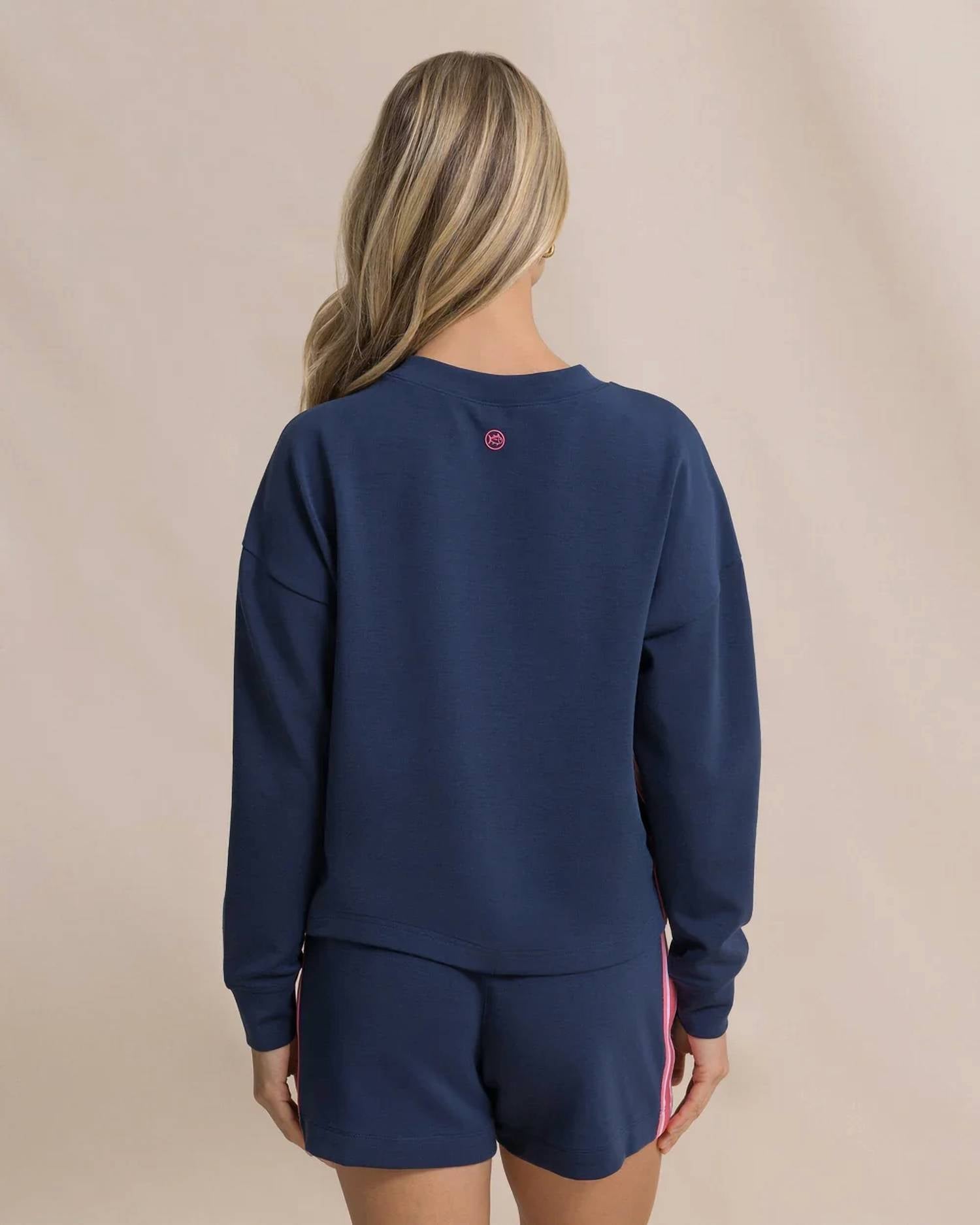 Southern Tide - Sabrina Side Stripe Sweatshirt