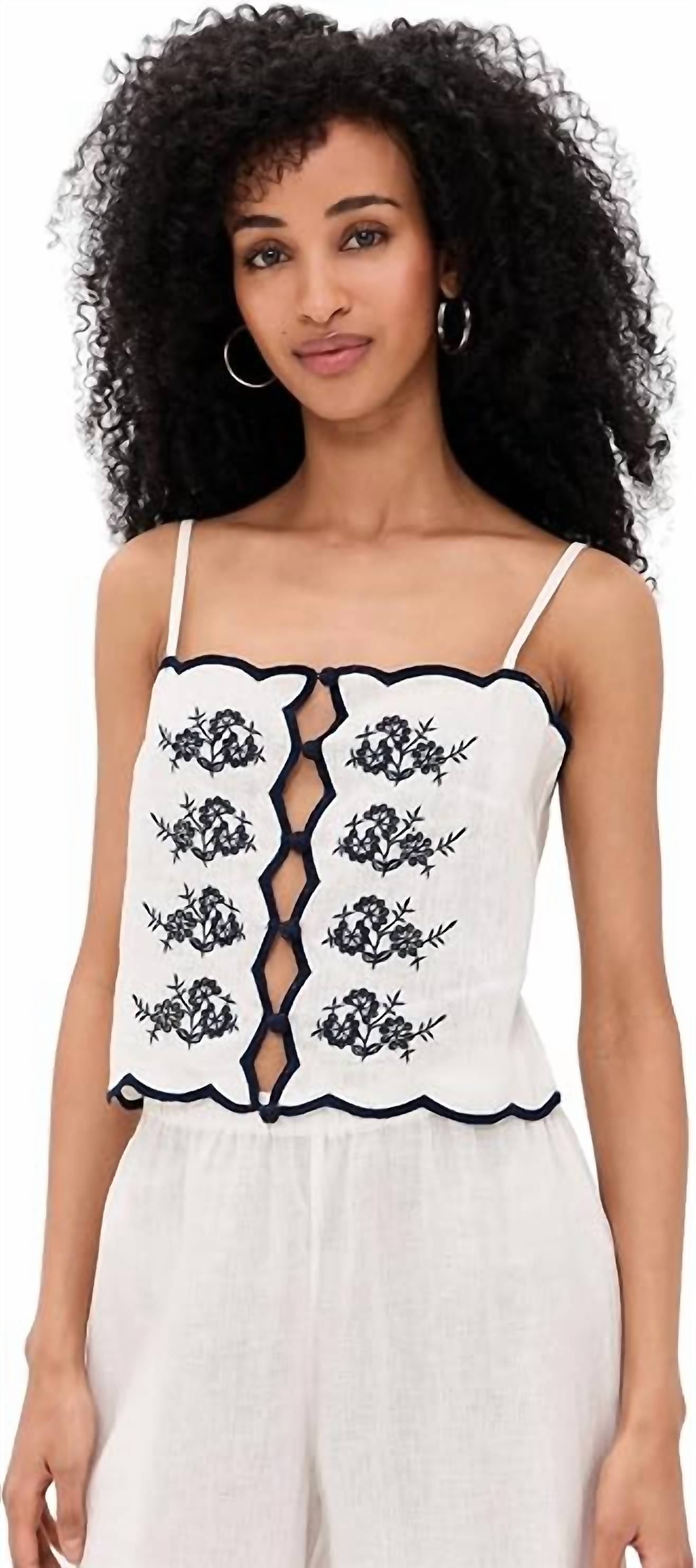 Cami Nyc - Nazare Linen Cami Top