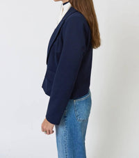 Central Park West - Chelsea Rugby Stripe Sweater Dickey Jacket