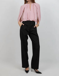Whiteroom+Cactus - Soft Woven Balloon Top with Cape