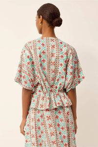Marie Oliver - Madison Drawstring Waist Top
