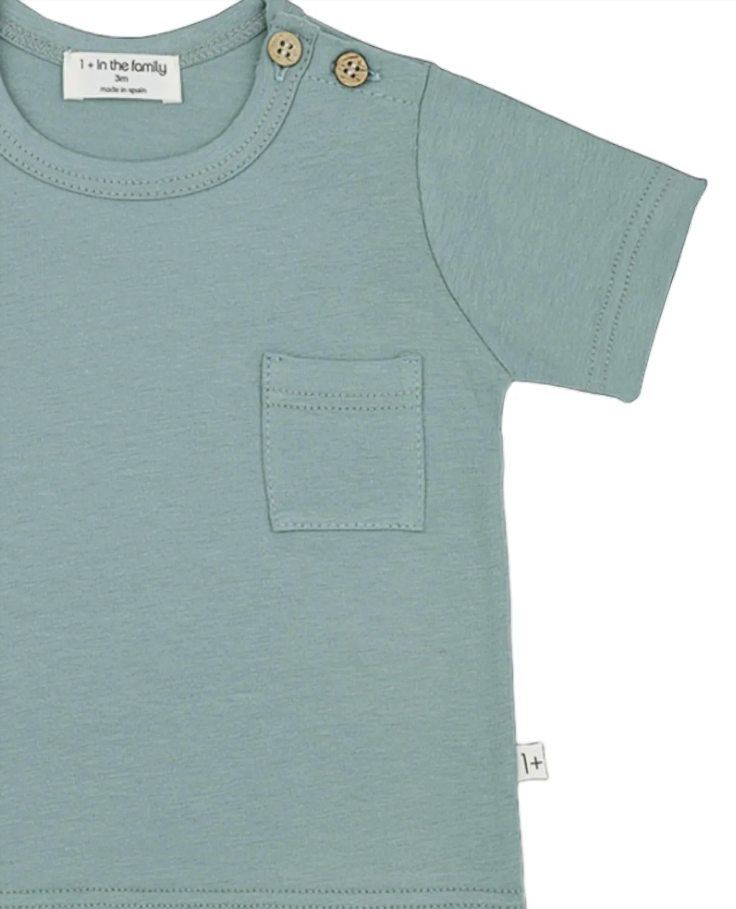 One More In The Family - Kid's Leon Pocket T-shirt Top