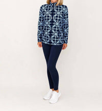 Lulu-B - Geometric Zip-up Jacket