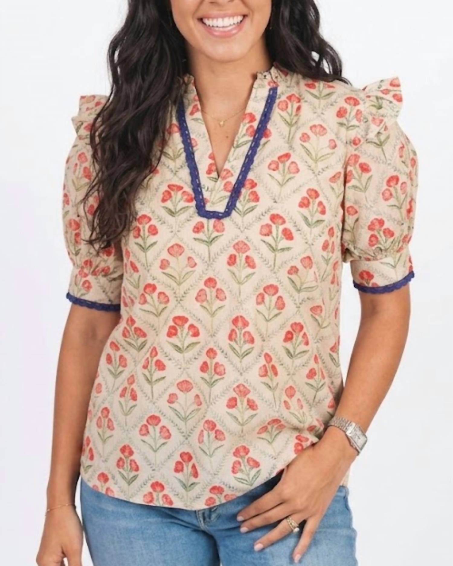 Layerz Clothing - Haley Floral Top