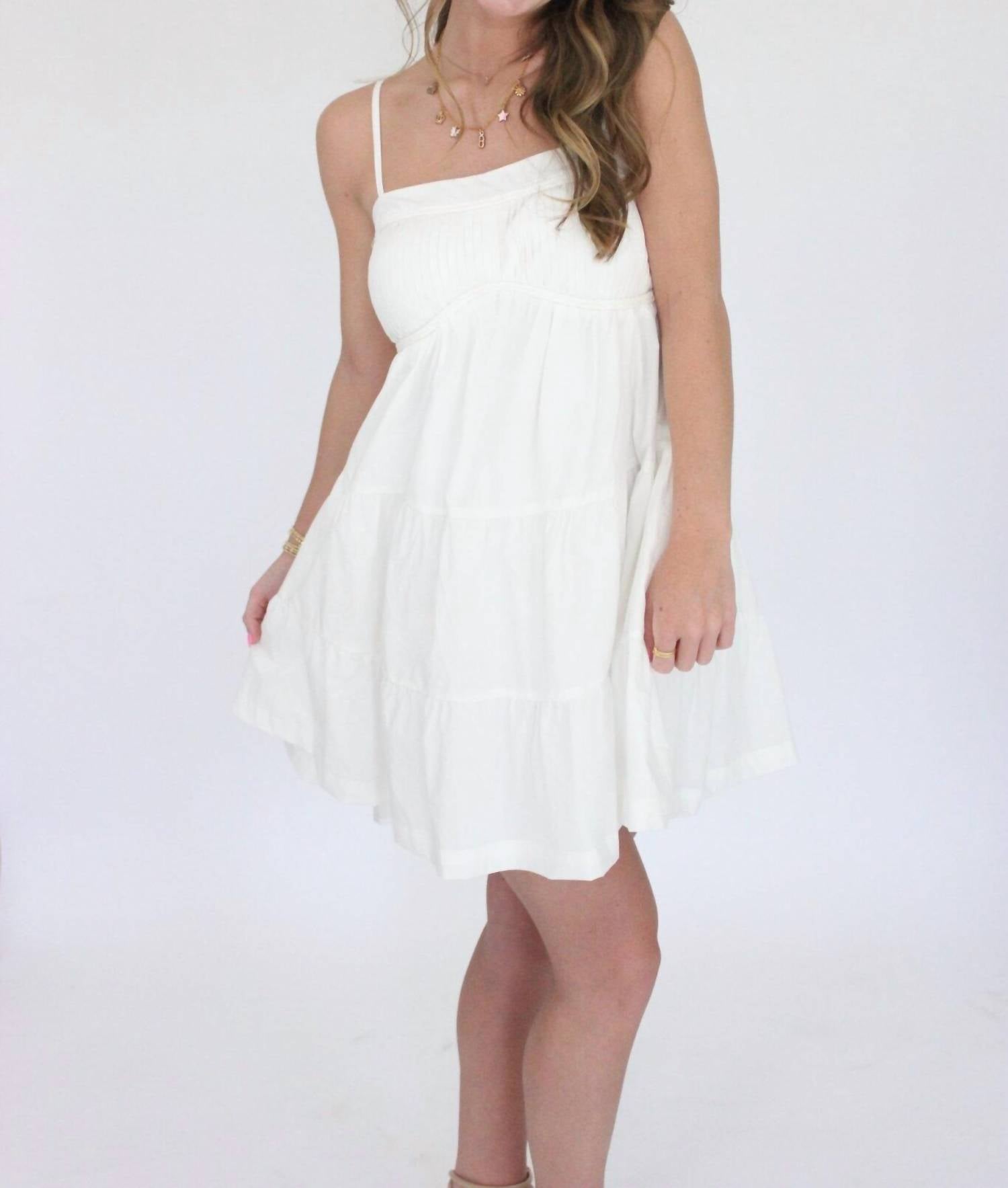 Strut & Bolt - Braid-trimmed Mini Dress