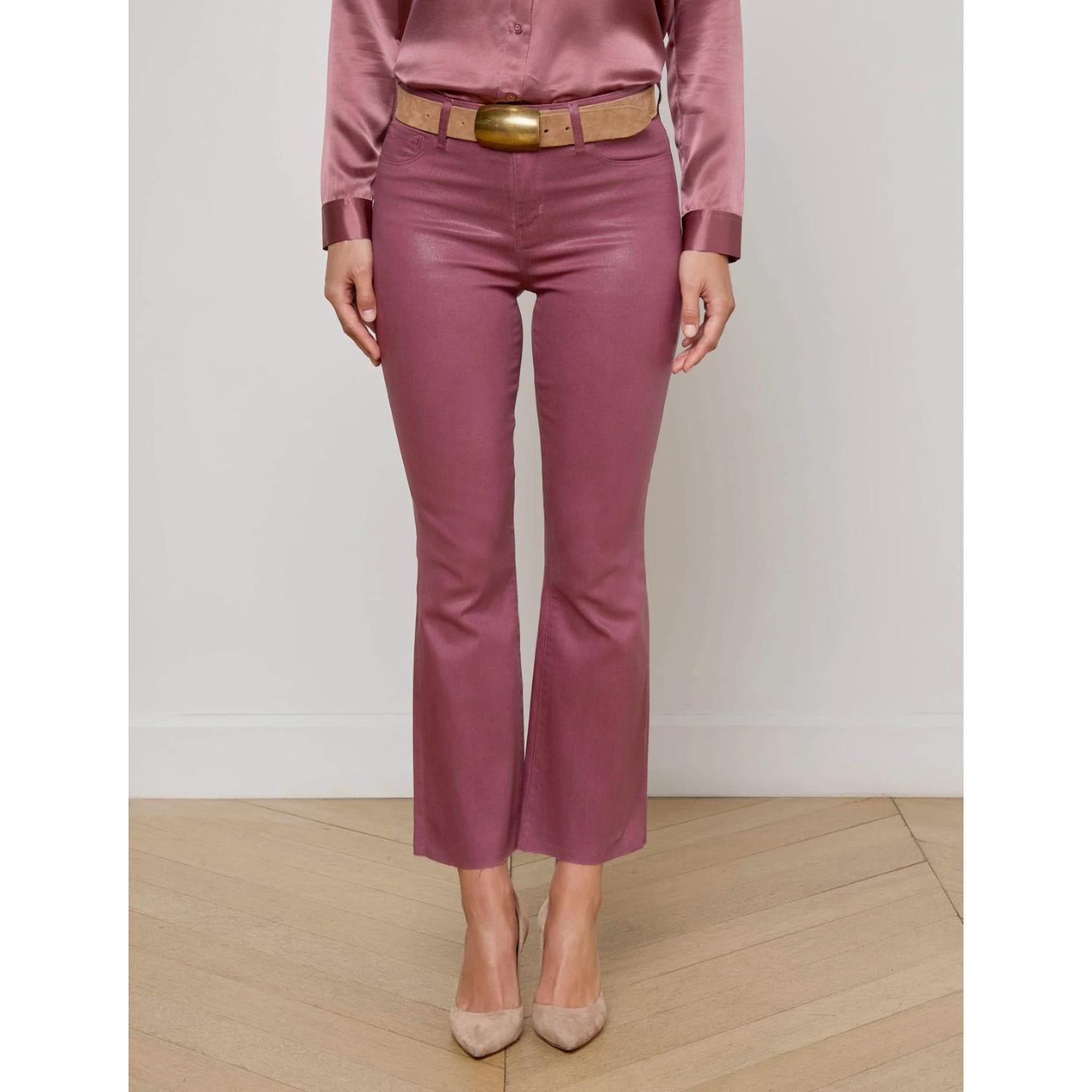 L'Agence - Kendra High Rise Crop Flare Jean