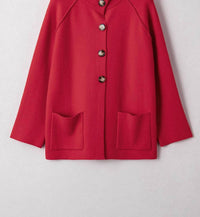 Lovesoft - Collared Button Front Wrapped Cardigan