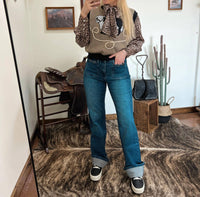 Rock & Roll Denim - Snaffle Bit Trouser Wide Leg Jeans