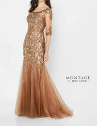 Montage By Mon Cheri - Lace Evening Gown