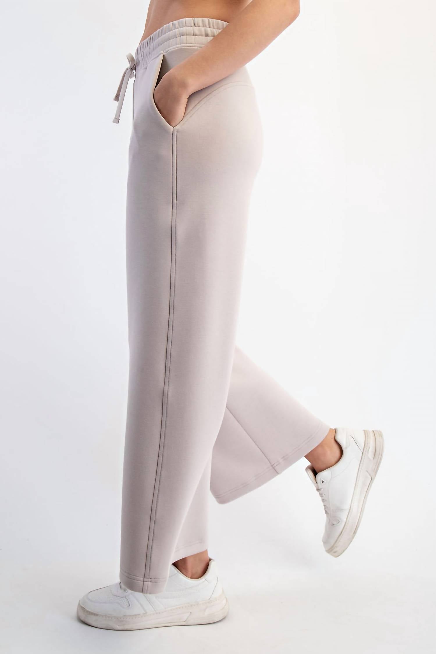 Rae Mode - Women's Modal Cropped Wide Leg Pants