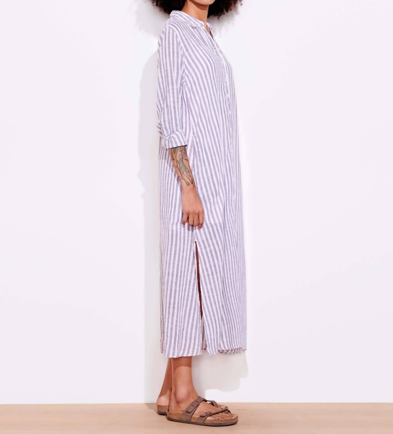 Sundry - Stripe Shirt Dress