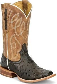Tony Lama - Women's Genuine Ostrich Square Toe Boot