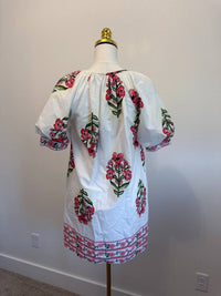 Entro - Women's Short Block Print Dress