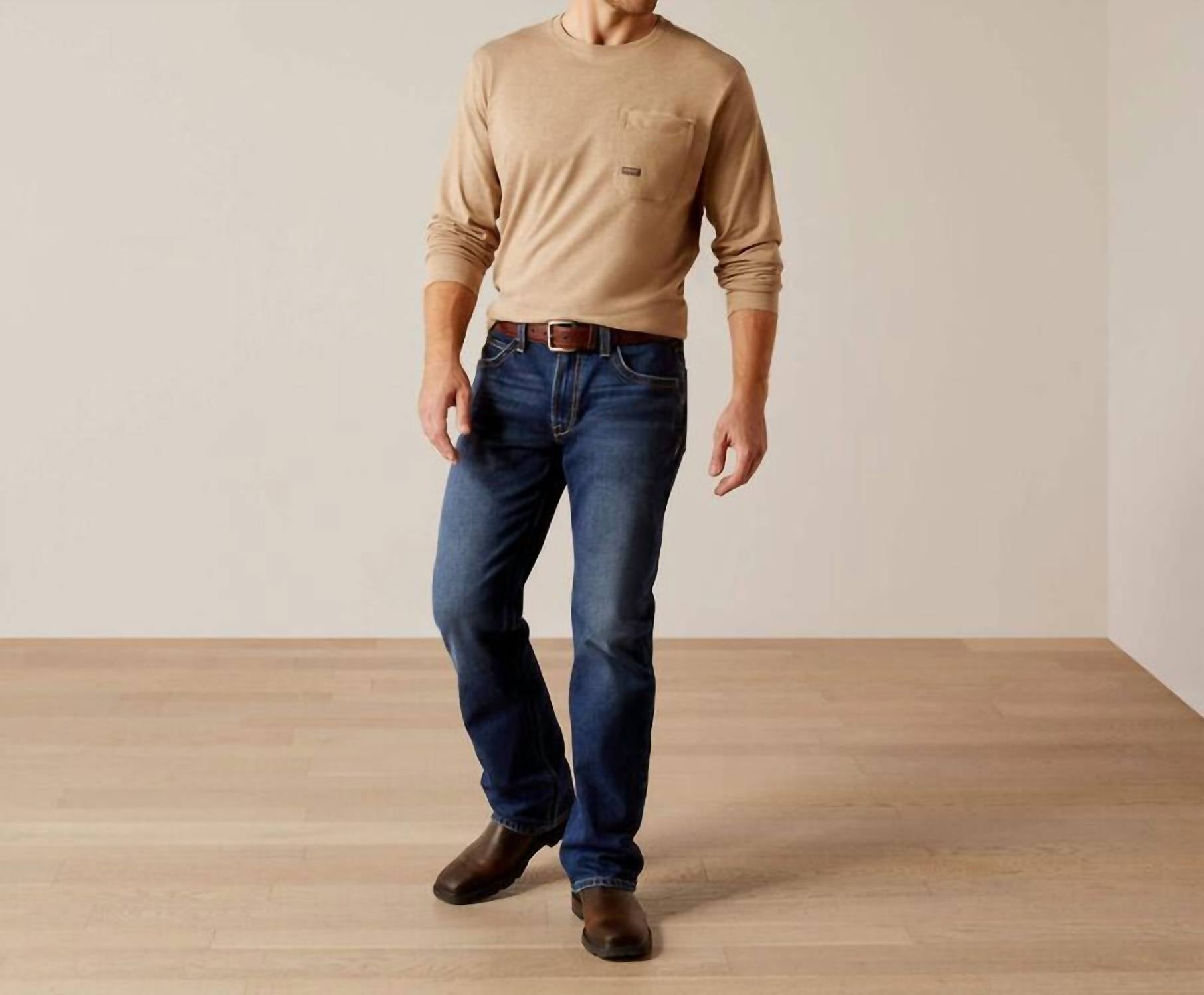 ARIAT Rebar M5 Straight Acclimatize Straight Jeans in galveston - men's jeans