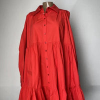 Aniye By Women’s Tiered Ruffle Shirt Dress - women's dress