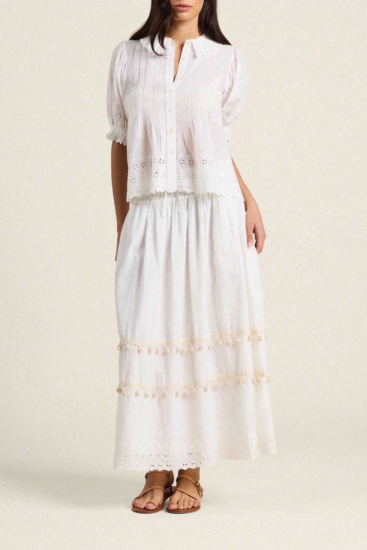 Trovata - Bianca Midi Skirt