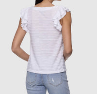Flags & Anthem - Valerie Scalloped Knit Tank