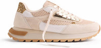 Gioseppo Women's Funkley Sneaker in beige - women's sneaker - detail view