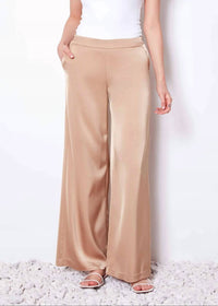 Up! - Belize Satin Wide-Leg Pant