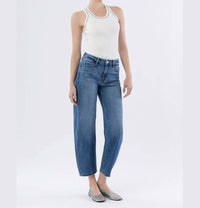 Vervet By Flying Monkey - Viola High Rise Barrel Jeans