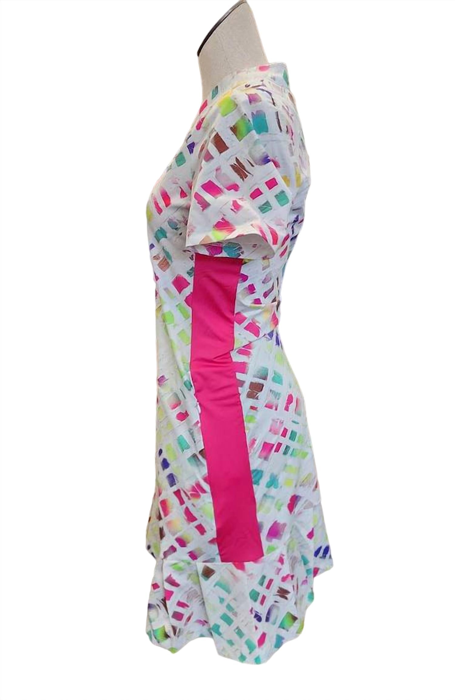 Women's “Urbain Texture Cyan” Dress