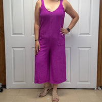 Adora - Wide Leg Crinkle Jumpsuit