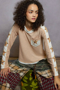 Pol - Star Patch Top