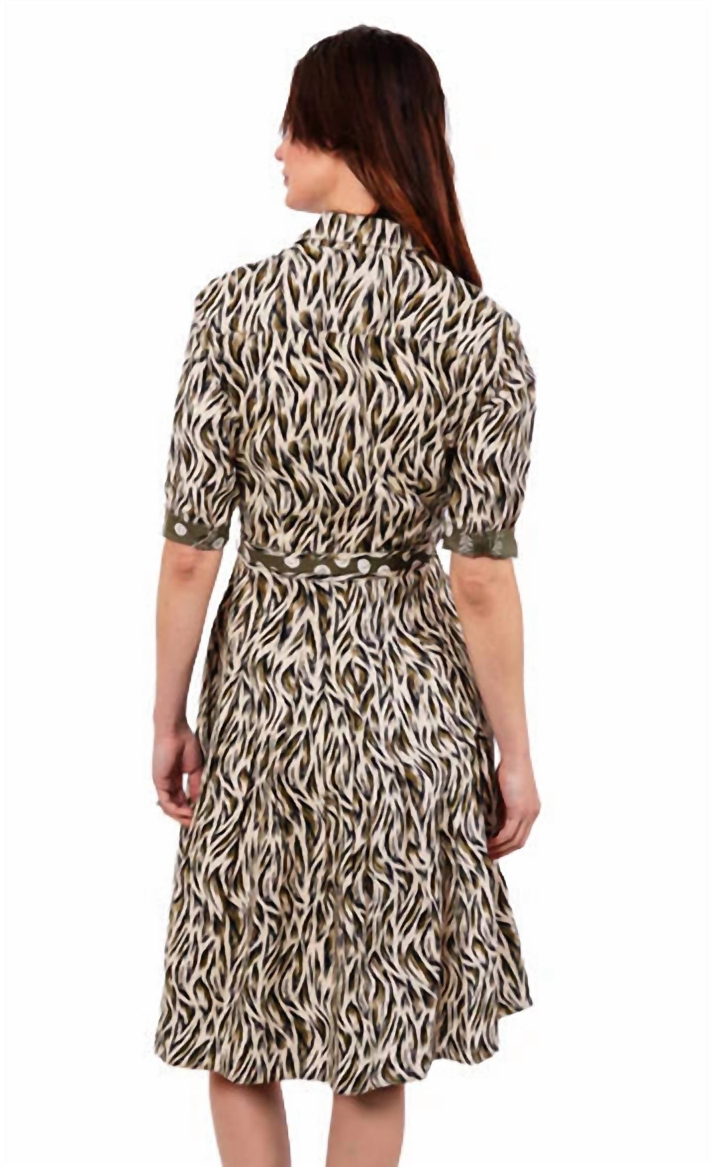 Dizzy-Lizzie - Mrs Maisel Print Dress