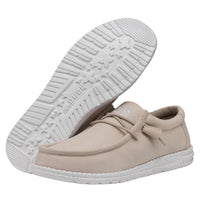 Hey Dude - Men's Wally Slub Canvas Moc Toe Shoes