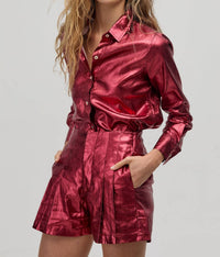 Lanhtropy - San Marino Metallic Linen Shirt