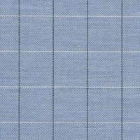 Scott Barber Melange Dobby Pane Long Sleeve Shirt in blue - men's shirt - view 6