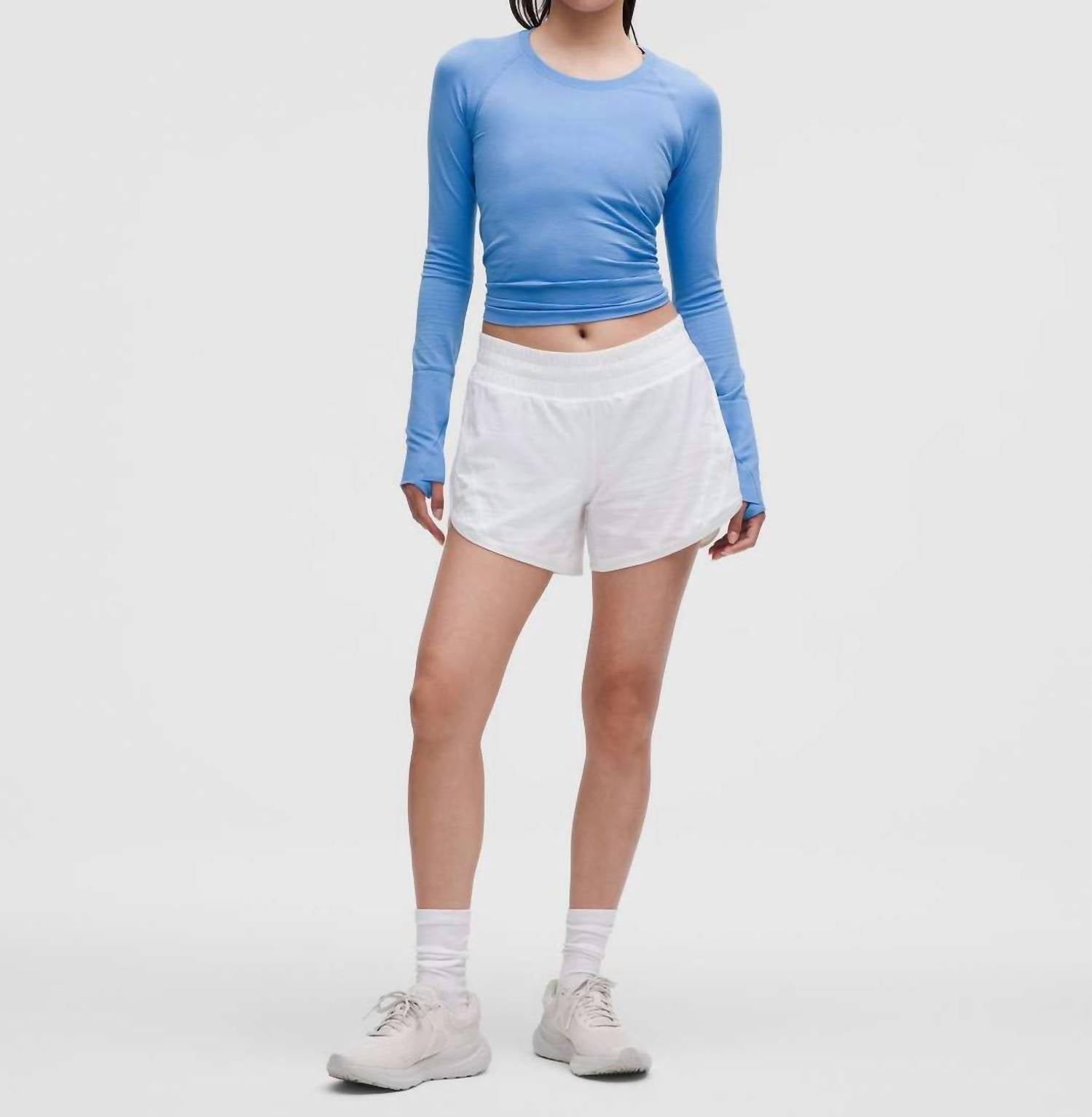 lululemon Swiftly Tech Long Sleeve 2.0 Top in pool party - women's long sleeve top - alternate view